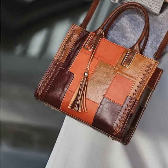 Genuine Leather~NWOT~Cobbler Legend Vintage Handmade Satchel/Shoulderbag/Tote - Picture 7 of 11